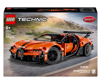 Klocki LEGO® LEGO TECHNIC 42222 Hipersamochód bugatti chiron pur sport